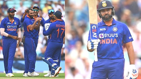 India vs England rohit Sharma and Jasprit Bumrah Shikhar Dhawan/BCCI