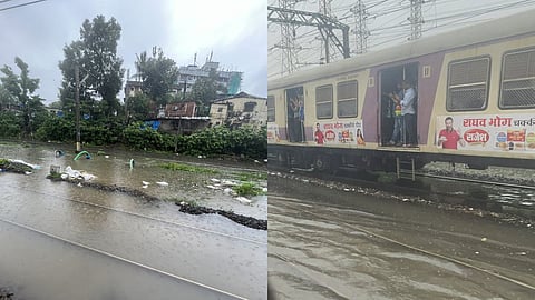 Mumbai Local Train Rain Aleart