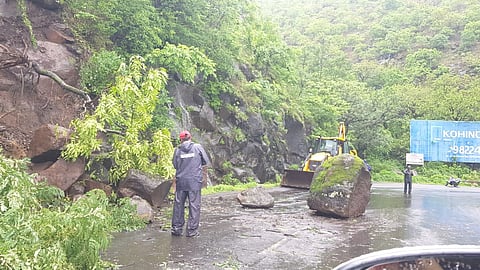 Landslide at Katraj Ghat Due to heavy Rainfall Pune Rain Update