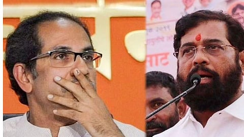 Eknath Shinde and uddhav Thackeray