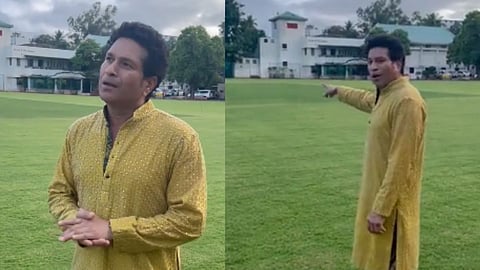Sachin Tendulkar in Pune at PYC Gymkhana