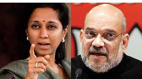 Supriya sule and amit shah