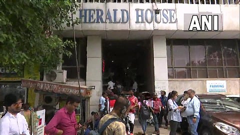 ED raid National Herald office