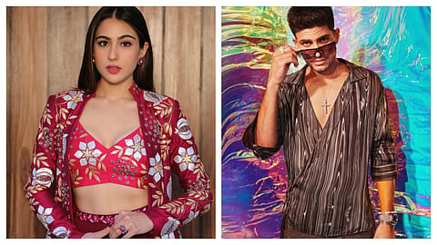 Shubhaman Gill and Sara Ali Khan