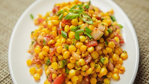 Instant Snack Recipe, Corn chat