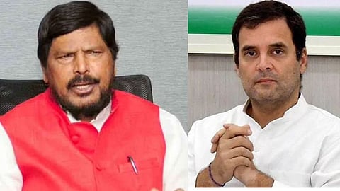 Ramdas Athawale And Rahul Gandhi