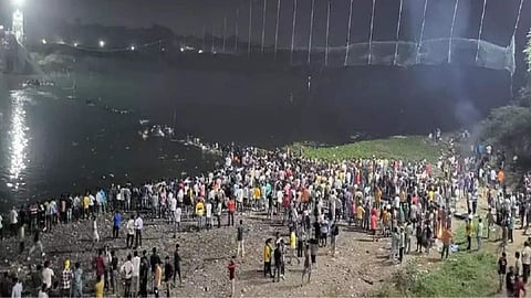 Morbi Cable Bridge Collapses