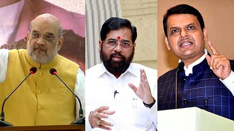 amit shah, eknath shinde and devendra fadnavis
