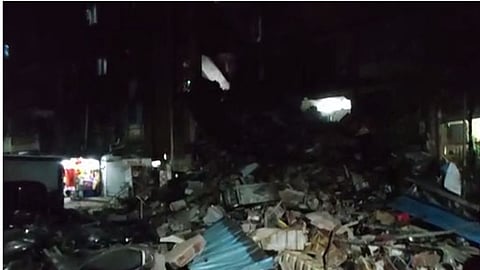 Building Collapsed In Navi Mumbai