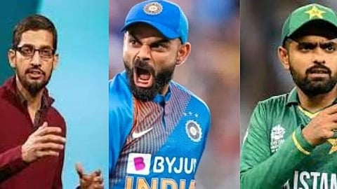 Google CEO sundar pichai tweet about india vs pakistan match