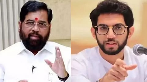 eknath shinde and aaditya thackeray