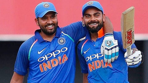 Rohit Sharma - Virat Kohli /File