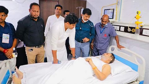 Nitin Raut injured