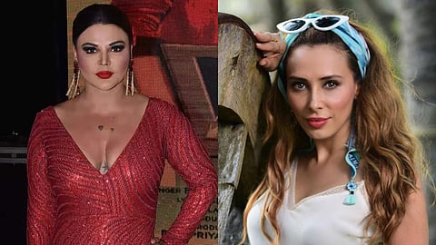 Rakhi Sawant and Iulia Vantur