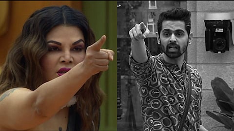 Rakhi Sawant and Aroh Velankar had fight