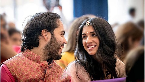 Anant and Radhika for their Roka ceremony