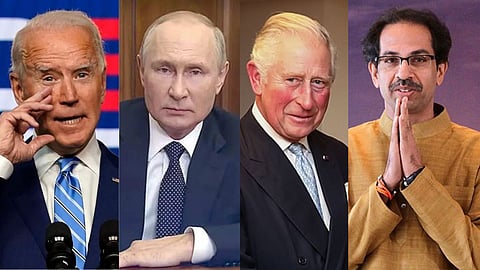 Uddhav Thackeray, Putin, Biden Charles discussing