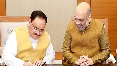 j.P Nadda, Amit Shah
