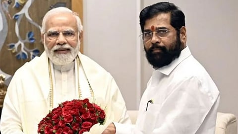 PM Modi - Eknath shinde