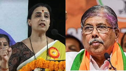 Chitra Wagh, Chandrakant Patil
