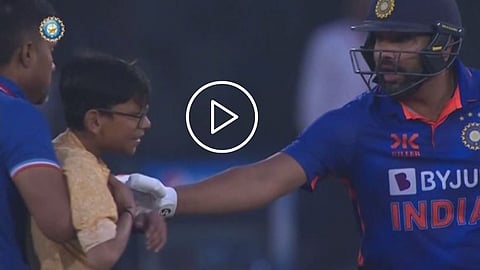 Rohit Sharma Fan Viral Video