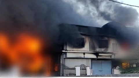 Palghar Fire News