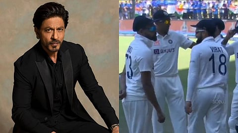 Shahrukh Khan Tweet: विराट कोहली-रवींद्र जडेजाने धरला 'पठान'च्या गाण्यावर ठेका; शाहरुख म्हणाला, मलाही शिकावं लागेल...