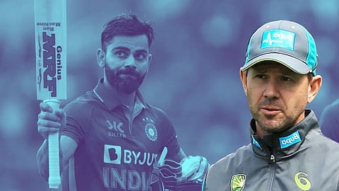 Virat kohli and ricky ponting