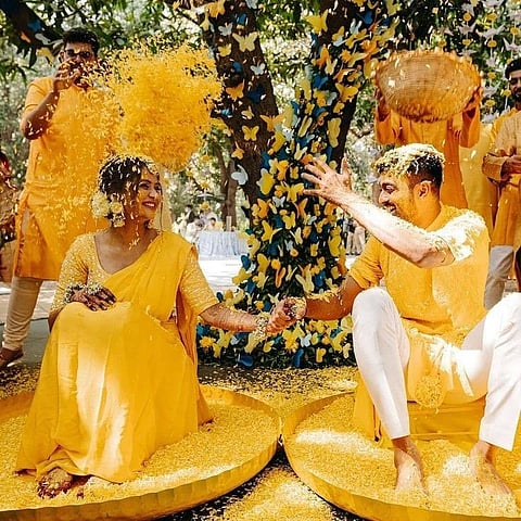Turmeric Applied Before Marriage