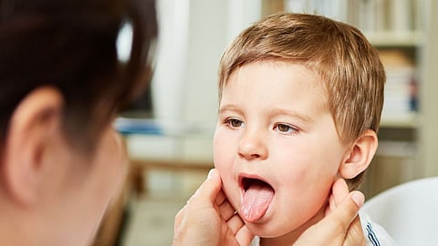 Food Is Stuck In Childs Throat