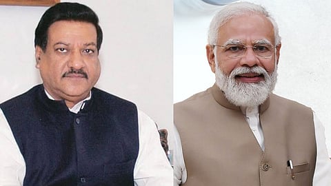 Prithviraj Chavan, Narendra Modi, Rahul Gandhi