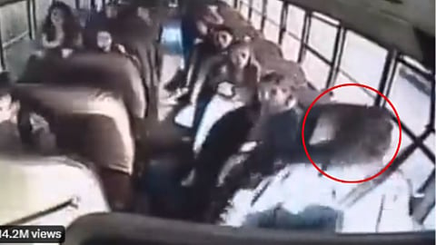 School Bus Driver Heart Attack Viral Video