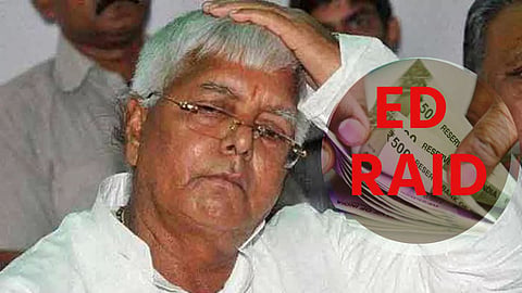 ED Raids On Lalu Prasad Yadav Locations