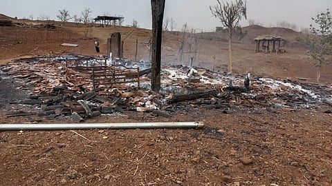 nandurbar, fire