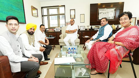 Arvind kejariwal Sharad Pawar
