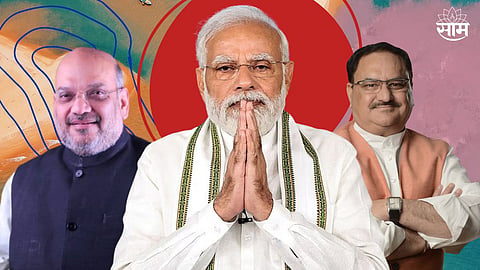 PM Modi, Amit Shah, J. P. Nadda