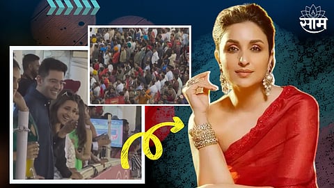 Actor Parineeti Chopra spotted with Raghav Chadha in Punjab
