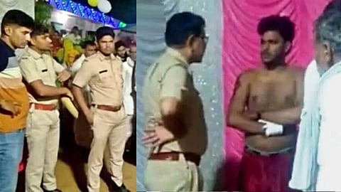 Bride and Groom Fight at Wedding