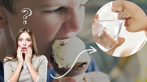 Thirsty After Eating Ice Cream