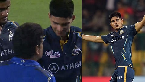 shubman gill with sachin tendulkar