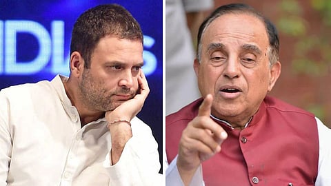 Subramanian Swamy opposes Rahul Gandhi plea for passport