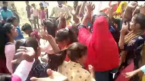 Girl’s hair stuck in generator