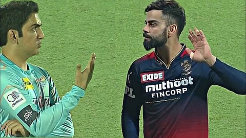 virat kohli and gautam gambhir