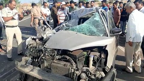 sangli accident news, police, vita - mahableshwar highway