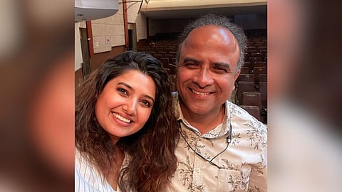 Prajakta Mali Post For Samir Choughule