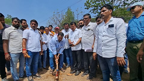 Udayanraje vs Shivendraraje, Satara, Shivendraraje Bhosale, Udayanraje Bhosale, satara krushi utpanna bazar samiti building bhoomipujan, Sambhajinagar grampanchayat