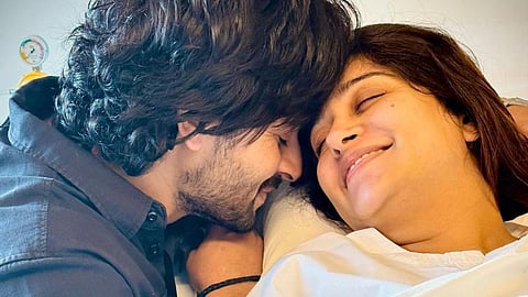 Shoaib Ibrahim And Deepika Kakakr Romantic Photo