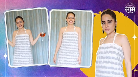 Urfi Javed Wear Tea Bags Dress