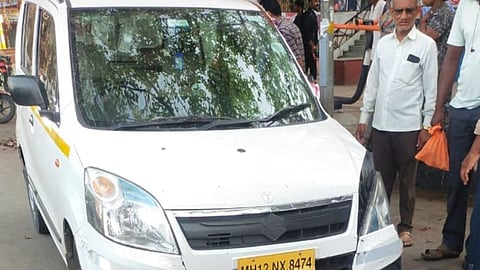 Pune Hadapsar Saswad Road Accident Woman