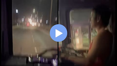 Sankarshan Karhade Bus Driving Video
